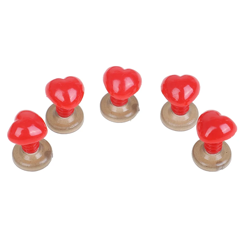 

100pcs Heart Shape Doll Nose Plastic Safety Eyes Nose for Sewing Crafting Bear Doll Stuffed Craft Doll Making