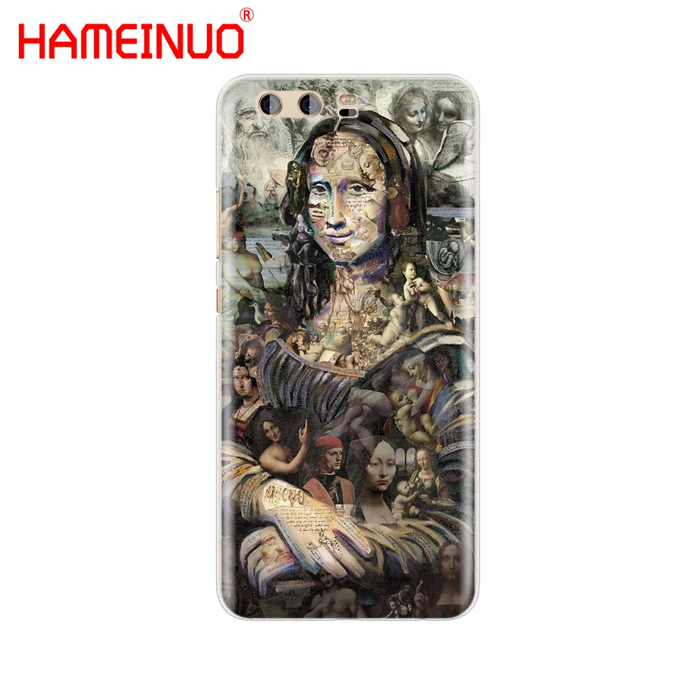 HAMEINUO Мона Лиза Леонардо да Винчи крышка чехол для телефона мобильного huawei Ascend P7 P8