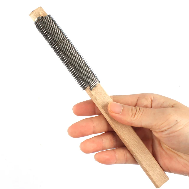 3pcs Wood Carving Files Round Rough Teeth Carpentry Woodworking Files Wood Rasp