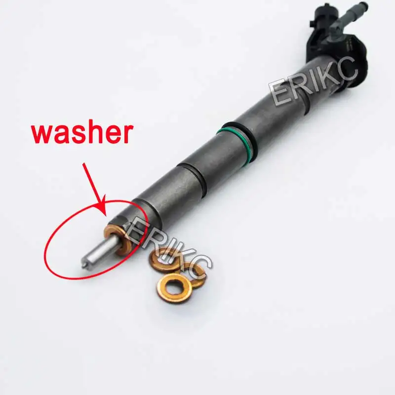 

ERIKC 10PCS Common Rail Piezo Injector Nozzle Copper washer 1.5mm Hield Shield Copper Gasket Ring for Bosch Piezo Injector