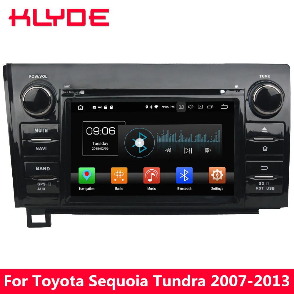 

KLYDE 4G Android 8 Octa Core 4GB RAM 32GB ROM Car DVD Player Radio For Toyota Sequoia Tundra 2007 2008 2009 2010 2011 2012 2013