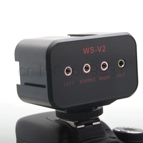 WWS-V2 2-Channel Universal микрофонный аудио адаптер микшер с стерео и двойными моно-входами