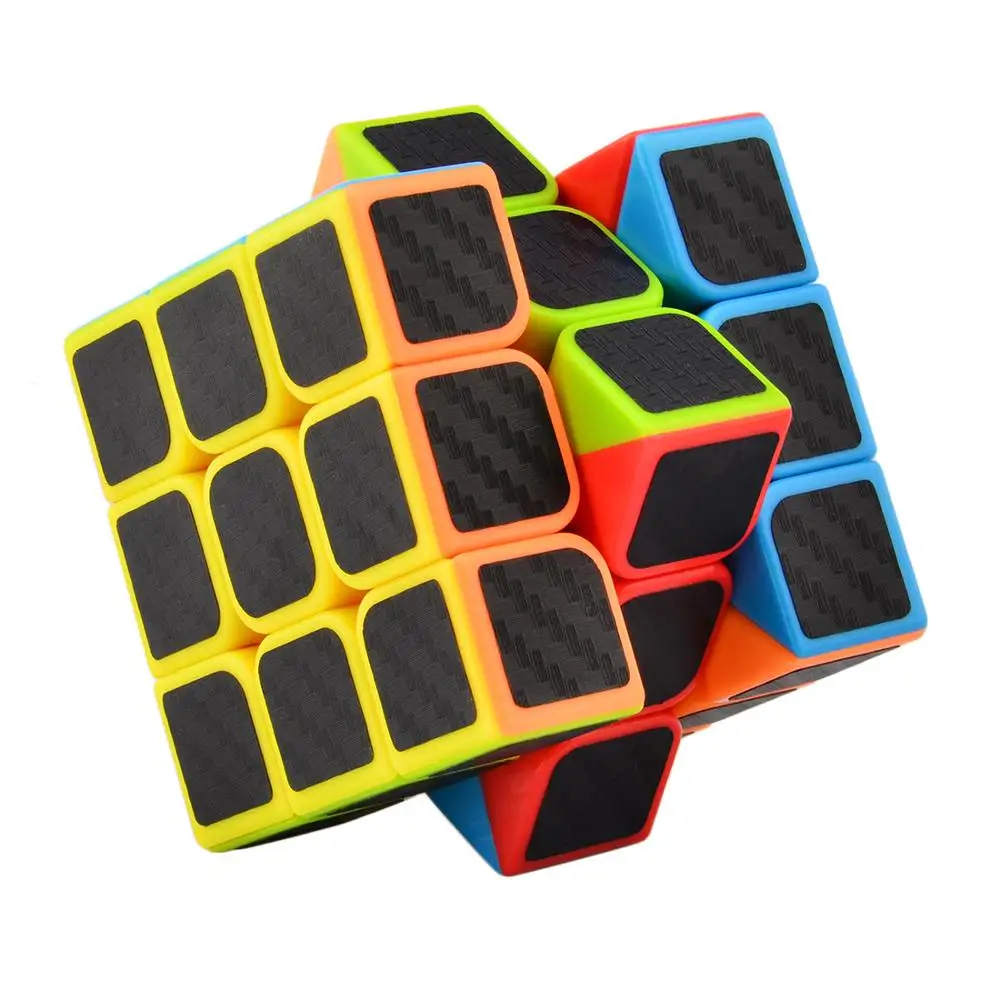 

2019 New Arrivals 3x3x3 Speed Magic Cube 6-Color Body and Black Sticker Puzzle
