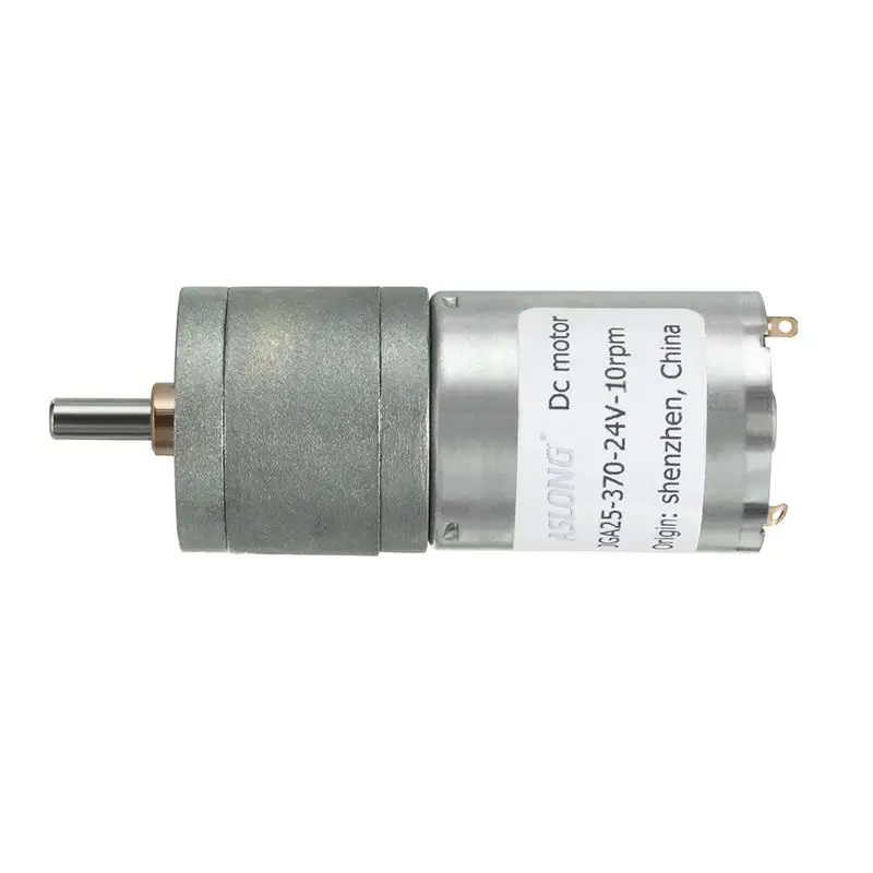 12V 5RPM DC Motors 4mm Diameter Shaft Electric Gear Box Speed Reduce