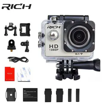 

RICH D9 Sports Action Camera wifi Underwater Mini Cam 1080P HD 8MP Waterproof SJ Cam sports cameras go outdoor pro