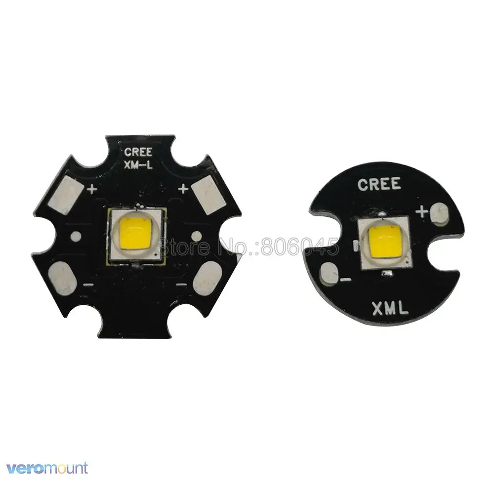 16 mm – Warmweiß 3000 K Flutlicht 1 Stück Lichtstrahler für DIY-Beleuchtungsgeräte Powertool CREE XML Leuchtdioden-Chip 