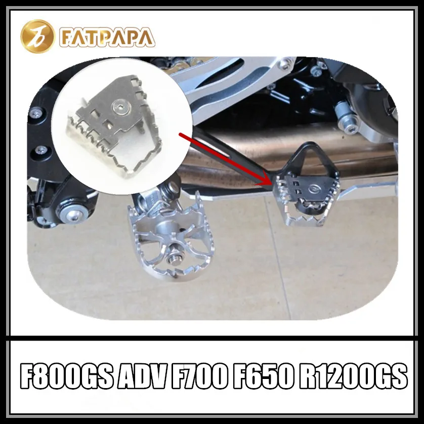 

Motorcycle Accessories Brake Foot Enlarge Fit For BMW F700GS F650GS R1200GS ADV