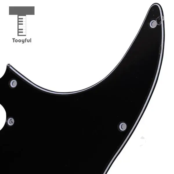 Tooyful Black Pickguard 3 Ply with 11 Screw Holes Hole For Stratocaster Syle Guitar SSH Musical Instrument Accessories 