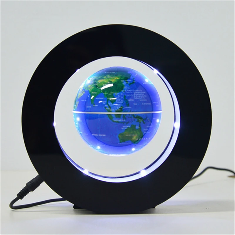 

Creative Floating Magnetic Levitation Globe Night Light World Map Ball Lamp Novelty Lighting Office Home Decor Terrestrial Globe
