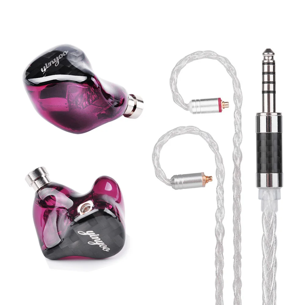 

Volemer HQ8 8BA in Ear Earphone Custom Made Balanced Armature Around Ear Earphone Headset Earbuds With MMCX Same as QDC Shell