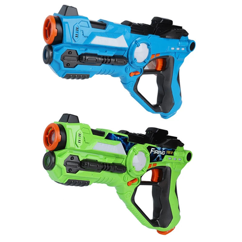 2pcs/Pack Laser Infrared Sensor Guns Toys Outdoor Electric Battle Set CS Game 
