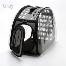 Модная прозрачная переноска для кошек и собак, дышащая дорожная сумка для домашних животных, складные дорожные плечевые сумки для щенков, дорожные сумки для переноски