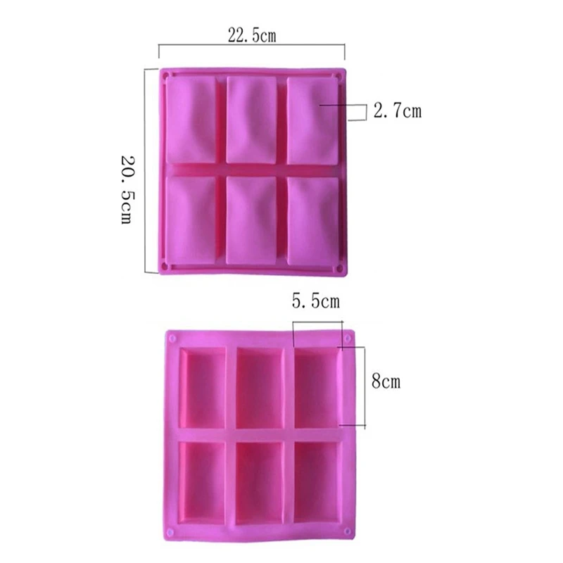 3D площадь мыло ручной работы силиконовая форма для шоколада кубики льда плесень для хлеба и выпечки Формы для кексов Diy украшения для выпечки Инструменты