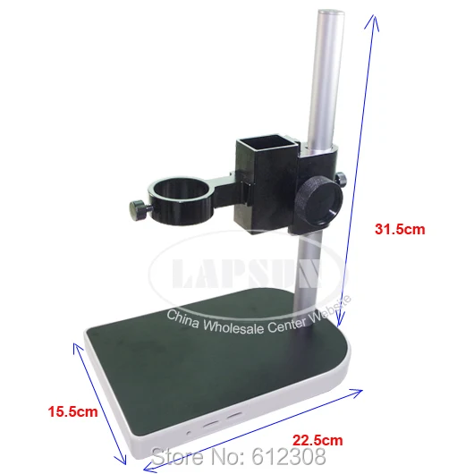 

Large Adjsutable Upper and down regulation Stereo Digital Industry Lab Microscope Lens Table Stand Dual Ring Fixed Holder 40mm