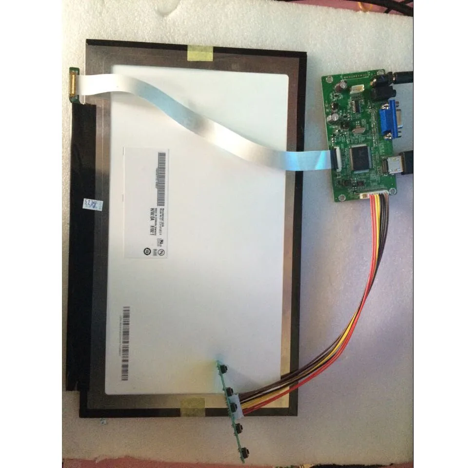 de tela lcd edp kit vga diy driver 30pin 14
