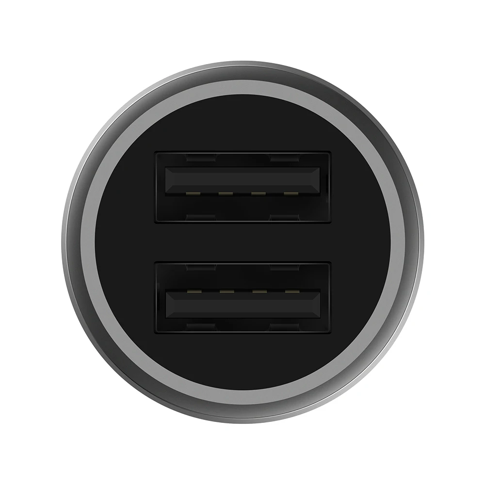 Xiaomi автомобильное Зарядное устройство Dual USB Автомобильное-Зарядное устройство быстрой зарядки Quick Charge Зарядные устройства для автомобиля competiable с большинством телефонов Планшеты PC