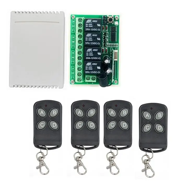 Buy Home DC12V 12 V 4CH 4 Channel Wireless Remote