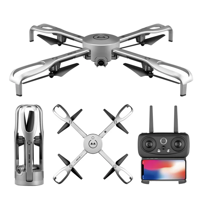 Мини легкий складной Дрон 4 k gps HD камера 1080 P 2 4G RC Вертолет FPV Квадрокоптер Quad-Counter