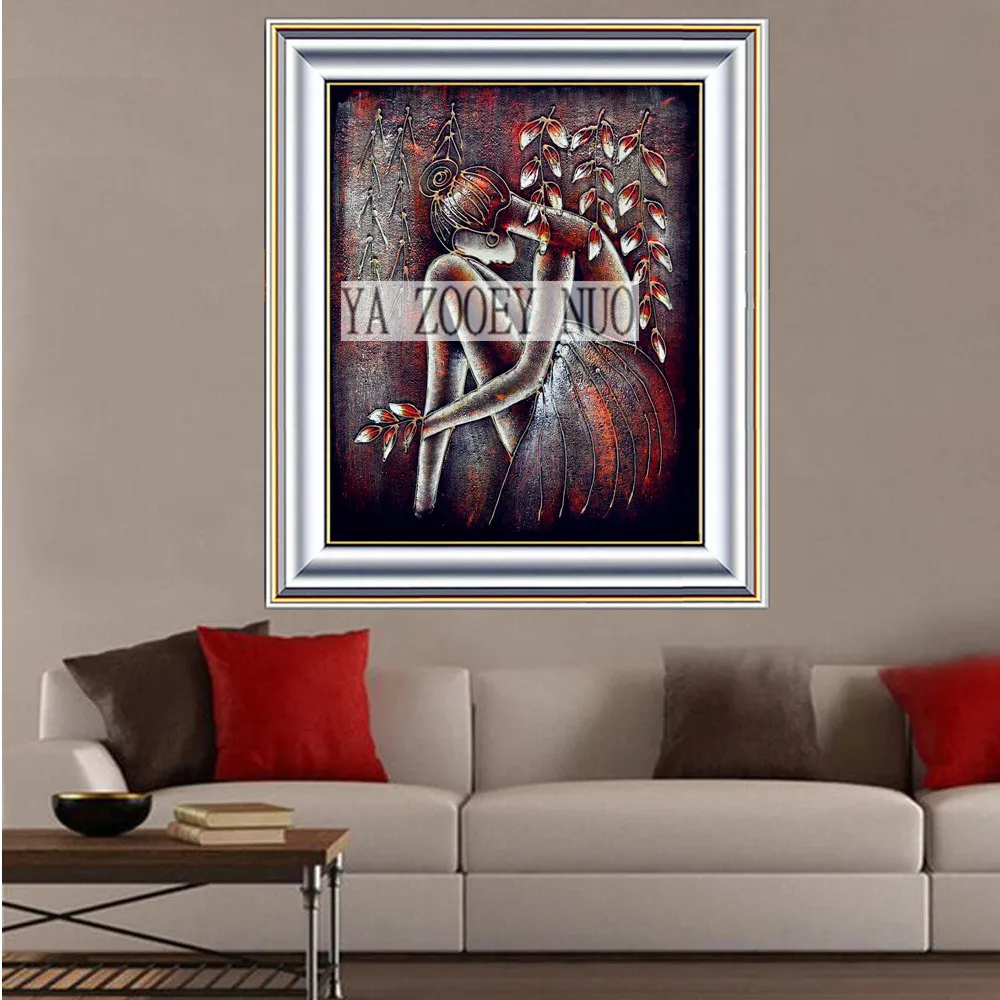

YA ZOOEY NUO DIY Diamond Embroidery girl DIY Daimond Painting 5D Cross Stitch Full square Rhinestones Home Decor gift H1682