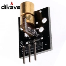 650nm лазерный модуль датчика 6 мм 5 в 5 мВт красный лазерный точечный диод Медная головка для Arduino