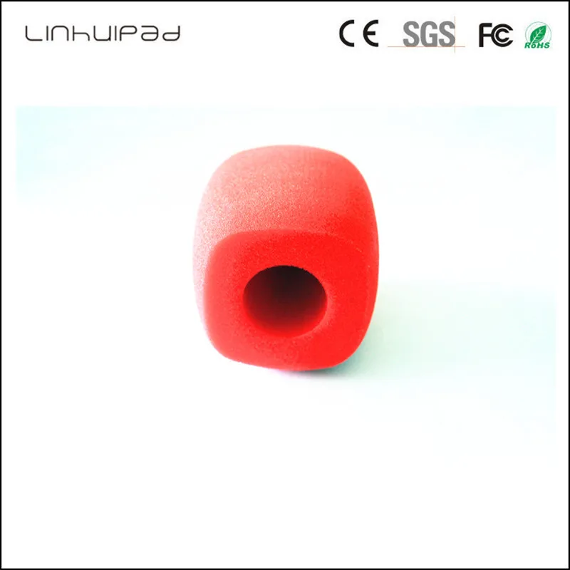Linhuipad V97 4 см диаметр под заказ красный большой микрофон для интервью