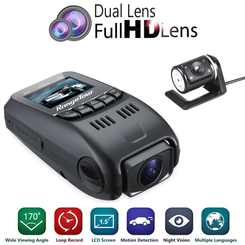 

Novatek 96655 Dashcam Full HD 1080P LCD 170 Degree Dash Cam Range Tour Car DVR Dashboard Camera B40D Vehicle Camcorde