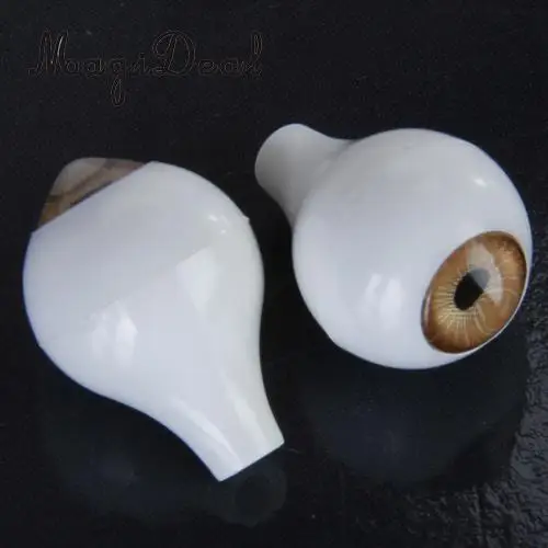 MagiDeal 8Pcs/Set Round Acrylic Plastic Doll Eyes Eyeballs for Porcelain Dolls Animals Halloween Props DIY Toys 14mm