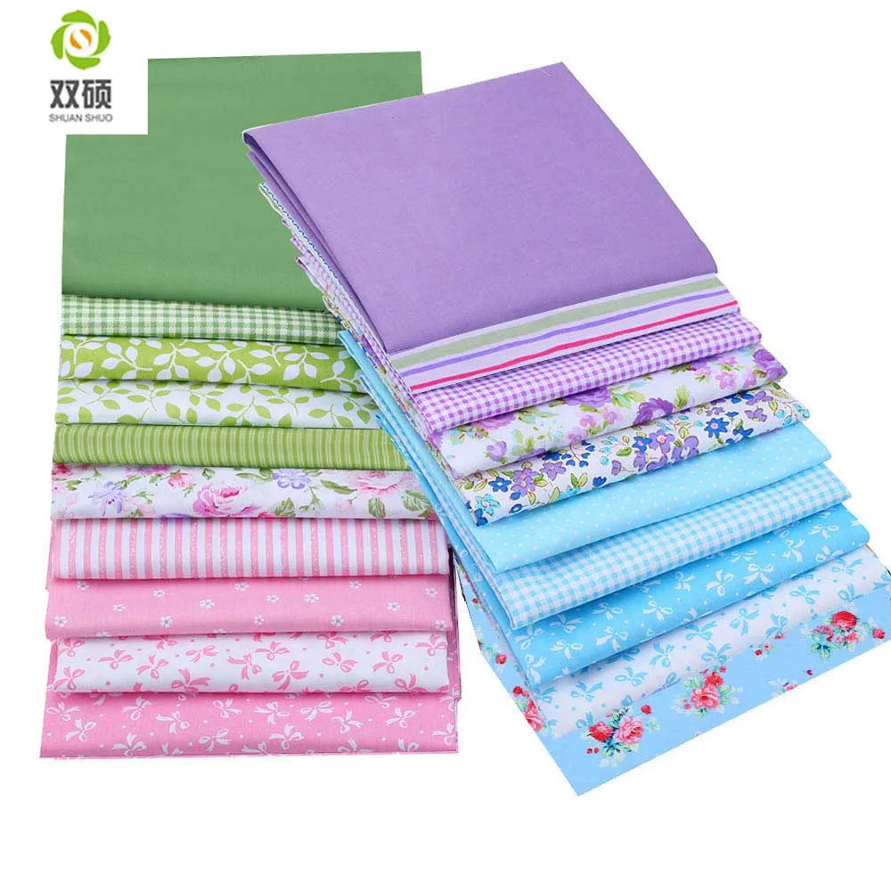 

20 Color Patchwork Cotton Fabric Fat Quaters Tilda Cloth Quilting Patchwork Fabrics For Sewing Doll Cloth 40pcs/lots 40*50CM