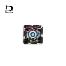 Оригинальные 3D голографические наклейки лучшая качественная этикетка наклейки 15x15 мм квадратные 1000 шт в партии