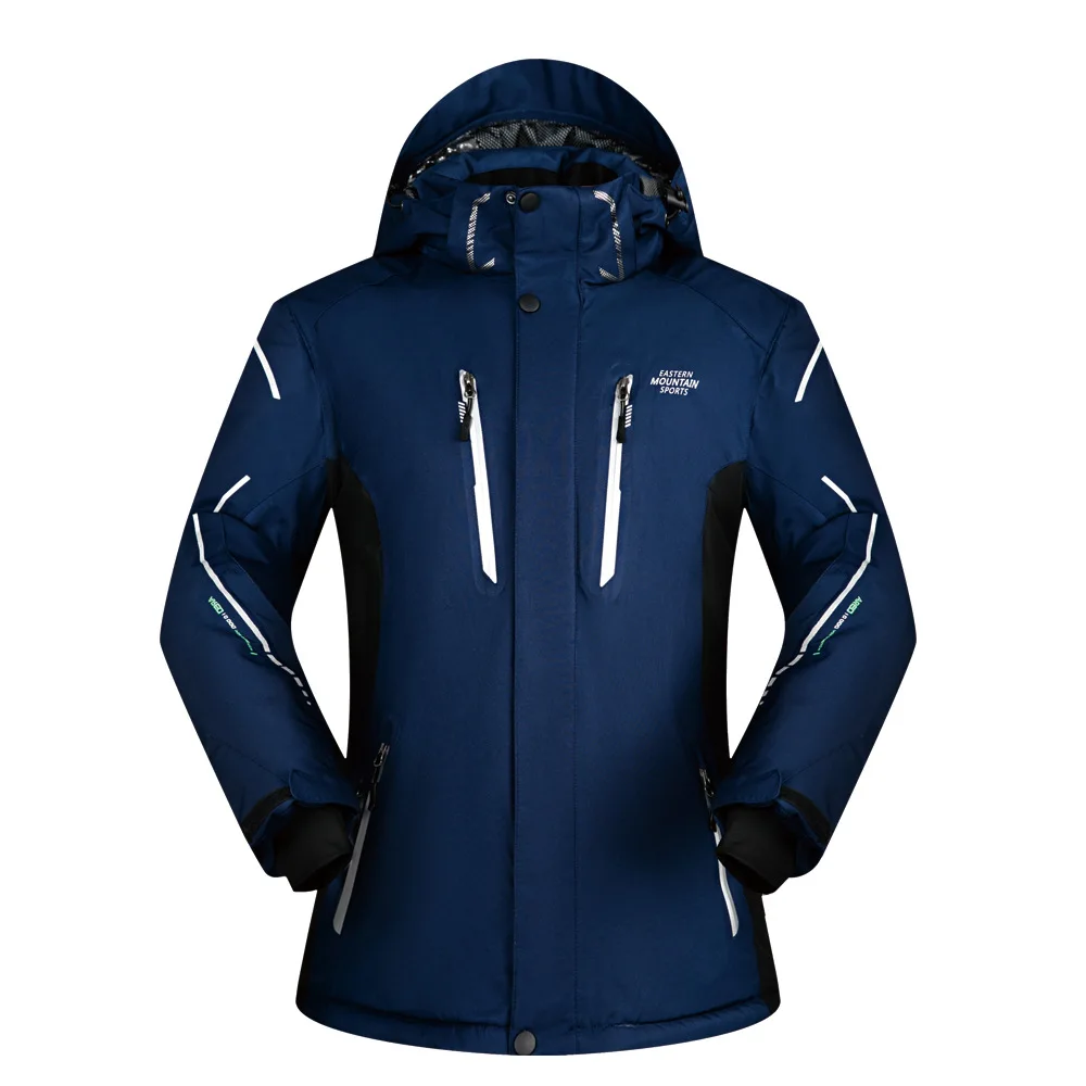 

Men Ski Jackets Outdoor Winter Thicken Warm Hooded Coats Waterproof Windproof Snow Jacket Large Size XXXL Male Snowboard Jacket
