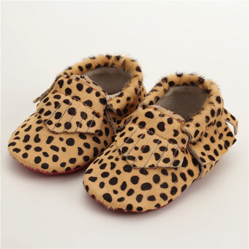 leopard print infant shoes