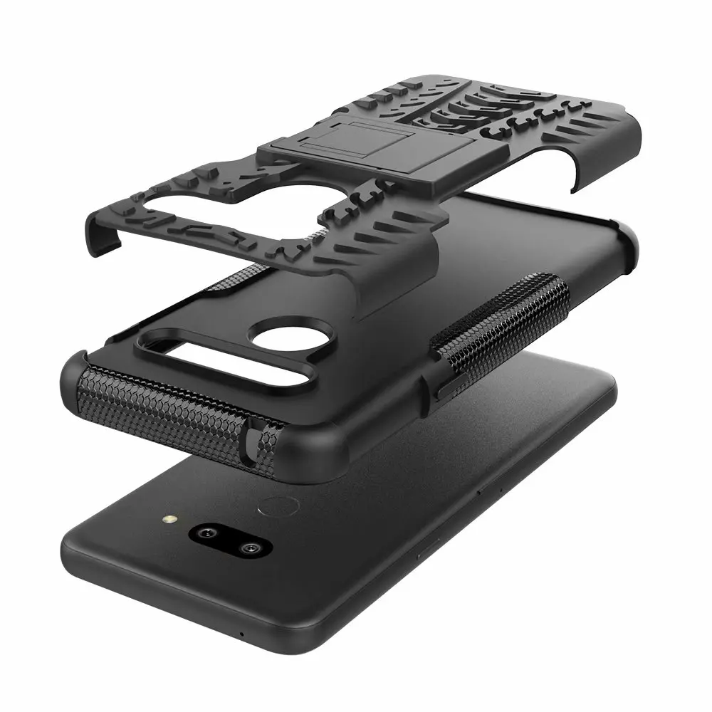 Защитный чехол подставка из ТПУ и поликарбоната для LG K40 V40 V50 V20 G6 G8 Q7 ThinQ X Power 3 2 Stylus