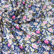 145 см ширина шифон с рисунком цветок LS4605 4 цвета