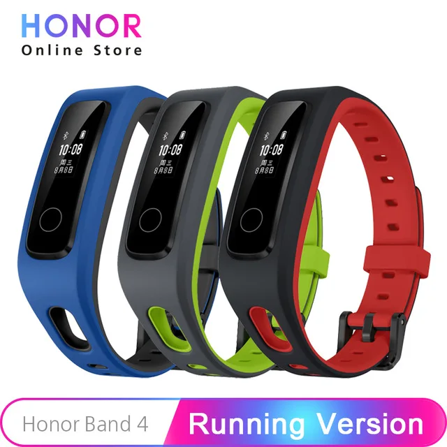 Умный Браслет huawei Honor Band 4 для бега, фитнес-трекер, спортивный водонепроницаемый браслет 50 м, монитор сна