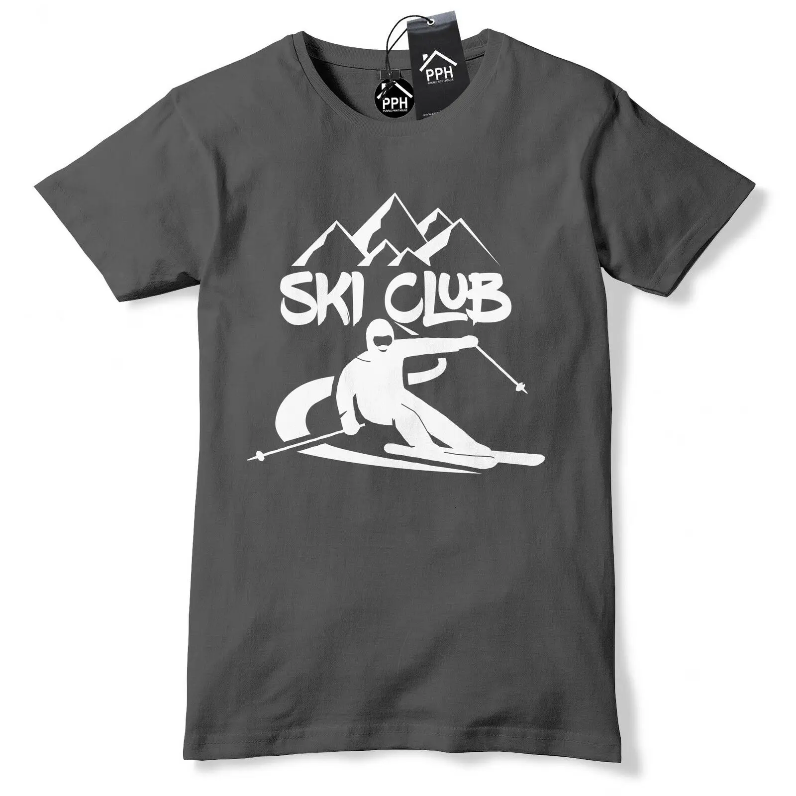 تزلج نادي التزلج جبال الألب T قميص رجل إمرأة تزلج طبقة الجليد التي شيرت التزلج 497