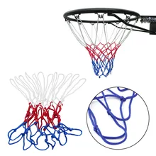 5 мм Толстая баскетбольная сетка красный белый синий нейлоновая кольцевая гофрированная сетка