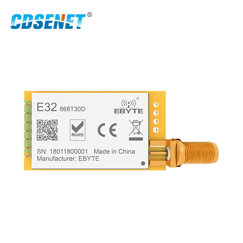 2 шт. LoRa 868 МГц SX1276 SX1278 передатчик и приемник РЧ модуль CDSENET E32-868T30D дальний 1 Вт UART приемопередатчик РЧ модуль