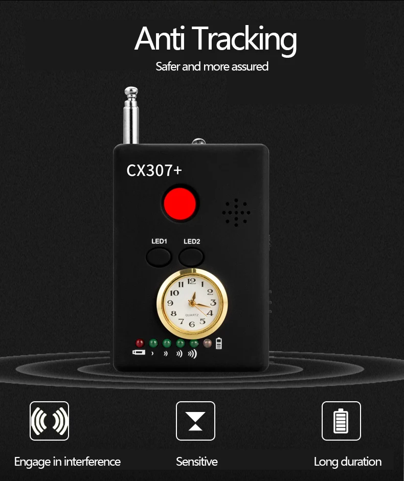 Анти-прослушивание мониторинг мобильного телефона анти-откровенная камера детектор сигнала мониторинг позиционного беспроводного