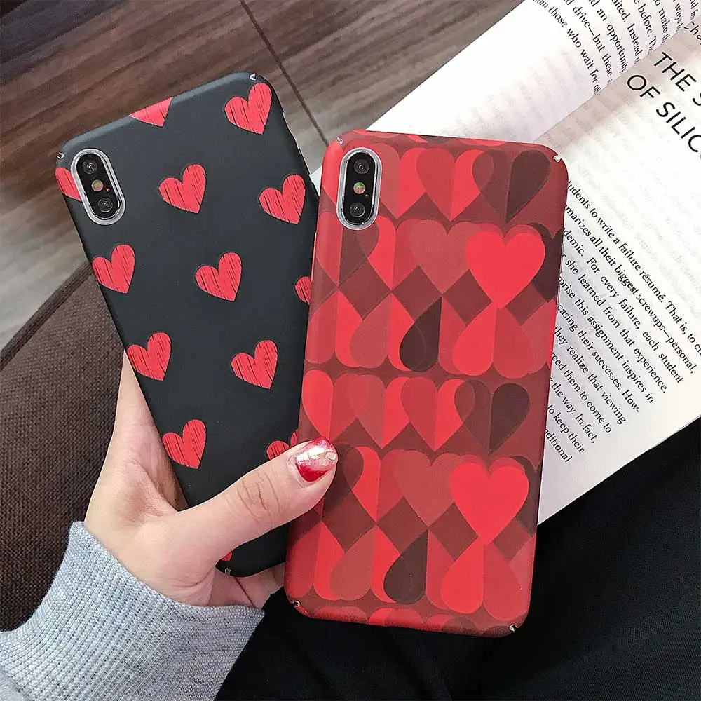 

KISSCASE Love Heart Phone Case For Xiaomi Mi 9 SE 8 Lite Note 7 6 Pro Luminous Cases For Redmi 6A 5 Plus Note 5 4X Back Covers