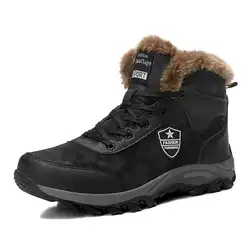 Зимние пеший Туризм сапоги и ботинки для девочек непромокаемая обувь человек альпинизм кемпинг обувь теплые толстые волосы треккинг
