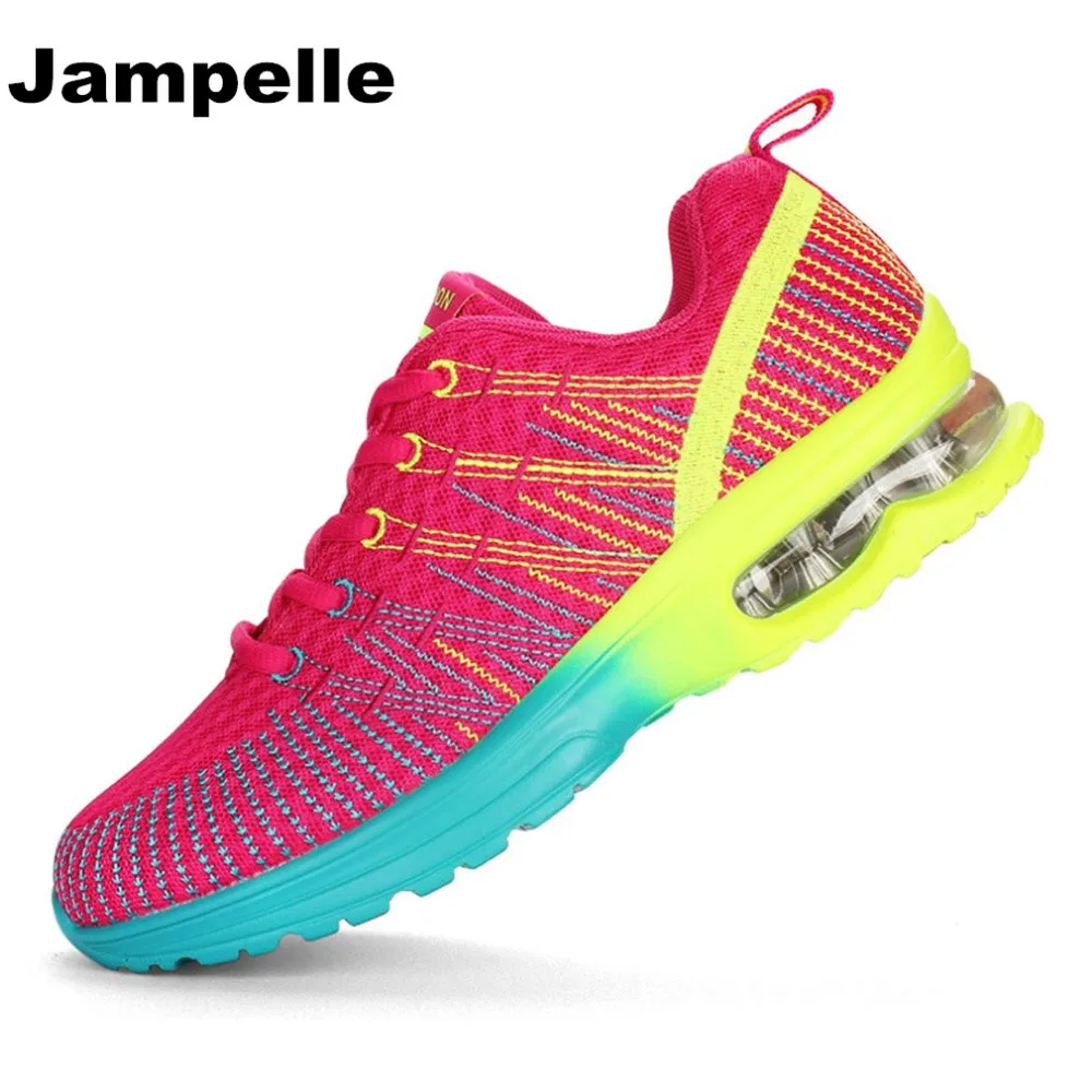 

Jampelle Sport Running Shoes Woman Outdoor Breathable Comfortable Couple Shoes Lightweight Athletic Mesh Sneakers For Women New