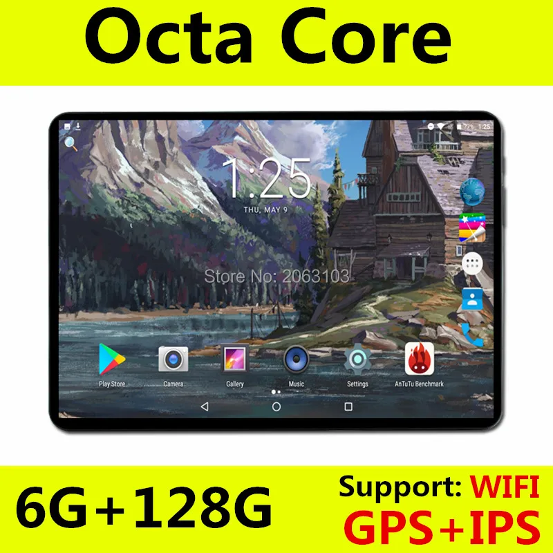 2019 Новые 10 дюймов 4 г FDD LTE планшеты Octa Core 1280*800 ips экран 6 ГБ оперативная память 128 Встроенная Android 8,0 gps 10,1 подарки