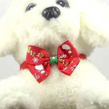 

Pet Dog Basic Collars Bow Tie for Dogs Cats Bow Knot Christmas Knot for Puppy Kittens