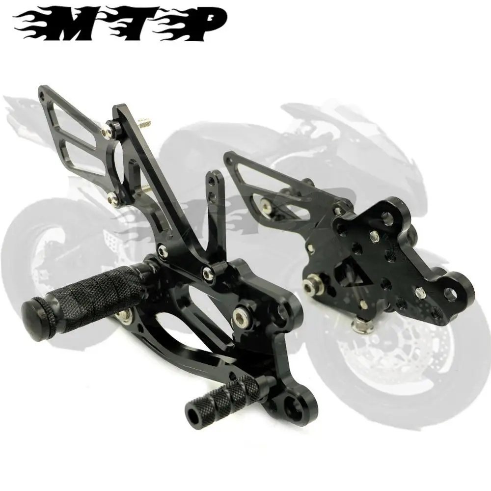 

CNC Aluminum Adjustable Rearset footrest Foot Pegs For Honda CBR600RR CBR600 RR 2003-2006 CBR1000RR CBR 1000RR 2004-2007