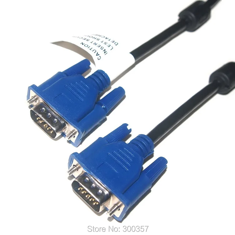 1.5m 4+5 HD15 vga cable male to male For samsung vga linein Computer Cables & Connectors from