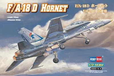 Набор летательных аппаратов HobbyBoss 80269 F/A 18D HORNET 1/72|kit magic|aircraft bagkit theme |