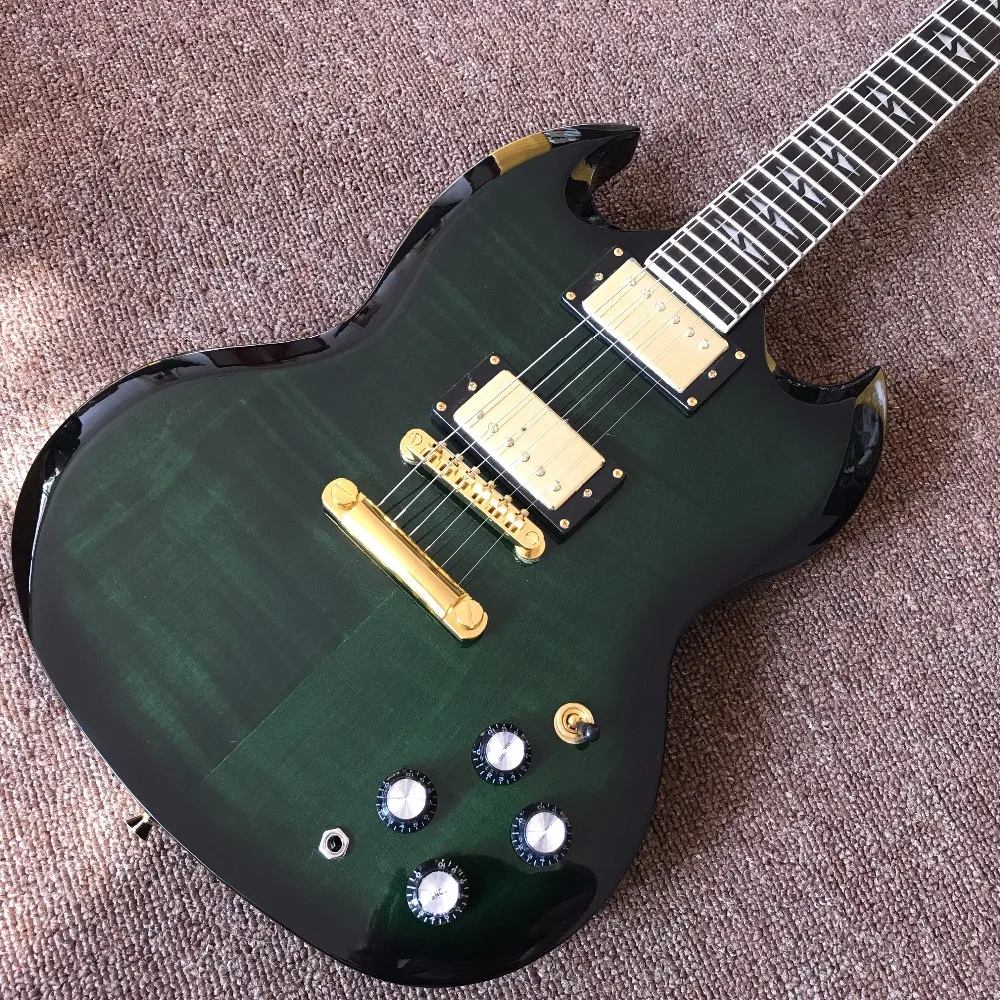 

HOT Factory Custom Shop SG G400 Electric Guitar High sound quality, factory direct sales green