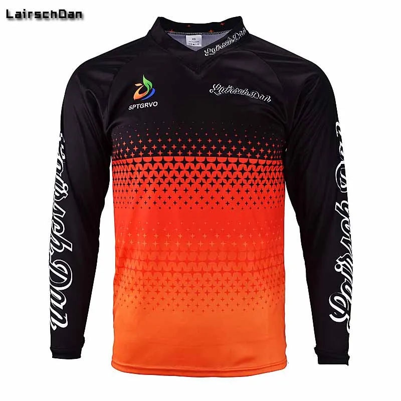 SPTGRVO LairschDan мужские Ropa Mtb велосипедные Джерси крест DH длинный рукав Лето Camiseta Enduro мотокросса BMX Горные одежды - Цвет: Многоцветный