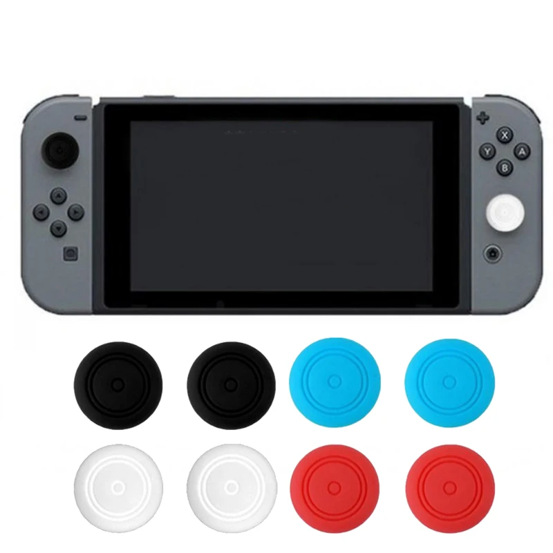 

100pcs Thumb Grips for Joy Con Silicone Joystick Thumbstick Grip Cover Case Analog Caps for Nintend Switch NS Joy-Con Controller