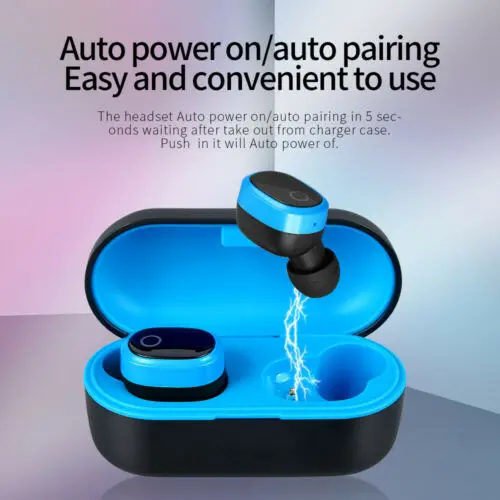 Mini Bluetooth 5 0 Stereo Headset In Ear Wireless Gaming Sport Earphone Earbud HiFi Bass Stereo Earphones Waterproof Handfree